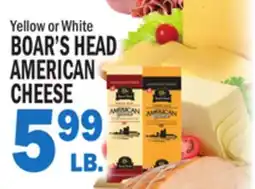C Town BOAR'S HEAD AMERICAN CHEESE offer