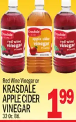 C Town KRASDALE APPLE CIDER VINEGAR offer