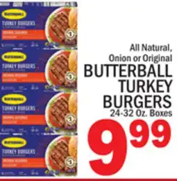 C Town BUTTERBALL TURKEY BURGERS offer