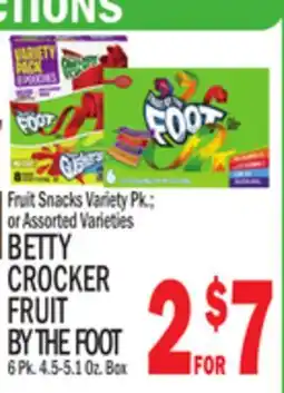 C Town BETTY CROCKER FRUIT BY THE FOOT offer