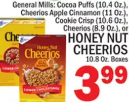 C Town HONEY NUT CHEERIOS offer
