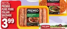 C Town PREMIO PURE PORK ITALIAN SAUSAGE offer