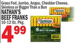 C Town NATHAN'S BEEF FRANKS offer