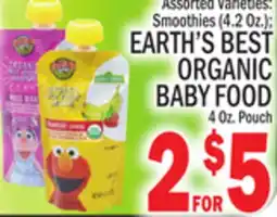 C Town EARTH'S BEST ORGANIC BABY FOOD offer