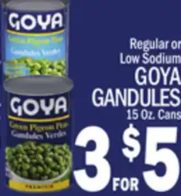 C Town GOYA GANDULES offer