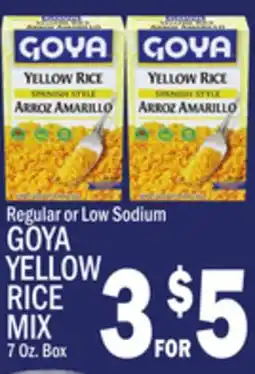 C Town GOYA YELLOW RICE MIX offer