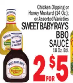 C Town SWEET BABY RAY'S BBQ SAUCE offer