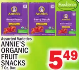 C Town ANNE'S ORGANIC FRUIT SNACKS offer