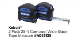 Lowe's 2-Pack 25-ft Compact Wide Blade Tape Measure offer