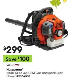 Lowe's 150BT S1-cc 765-CFM Gas Backpack Leaf Blower offer