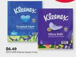 CVS Kleenex tissues 3-4 pk offer