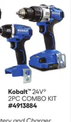 Lowe's 24V÷ 2PC COMBO KIT offer