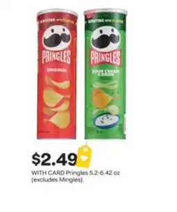 CVS Pringles 5.2-6.42 oz (excludes Mingles) offer