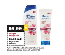 CVS Head & Shoulders 10.6-12.5 oz (excludes Clinical Strength and BARE) offer