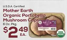 DeCicco & Sons Mother Earth Organic Portabella Mushroom Caps offer