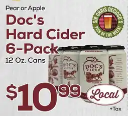 DeCicco & Sons Doc's Hard Cider 6-Pack offer