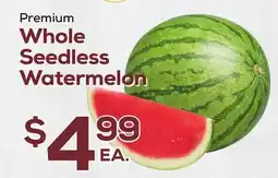 DeCicco & Sons Premium Whole Seedless Watermelon offer