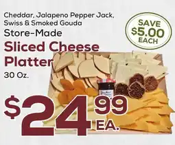 DeCicco & Sons Store-Made Sliced Cheese Platter offer