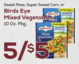 DeCicco & Sons Sweet Peas, Super Sweet Corn, or Birds Eye Mixed Vegetables offer