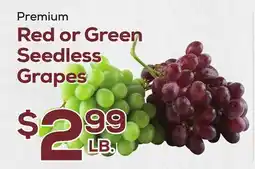 DeCicco & Sons Red or Green Seedless Grapes offer