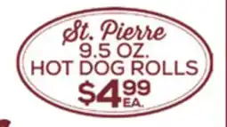 DeCicco & Sons St. Pierre HOT DOG ROLLS offer