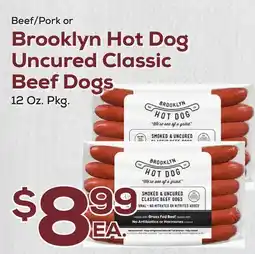 DeCicco & Sons Brooklyn Hot Dog Uncured Classic Beef Dogs offer