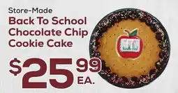 DeCicco & Sons Back To School Chocolate Chip Cookie Cake offer