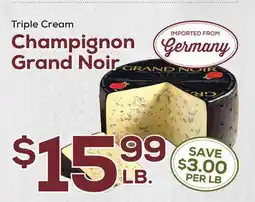 DeCicco & Sons Triple Cream Champignon Grand Noir offer