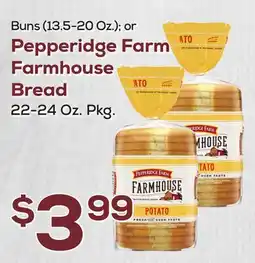 DeCicco & Sons Pepperidge Farm Farmhouse Bread 22-24 Oz. Pkg offer