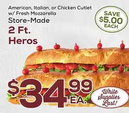 DeCicco & Sons 2 Ft. Heros offer