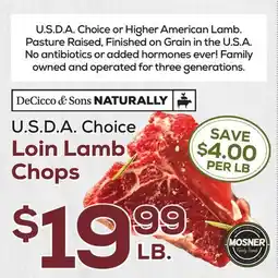 DeCicco & Sons Loin Lamb Chops offer