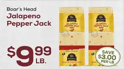 DeCicco & Sons Boar's Head Jalapeno Pepper Jack offer