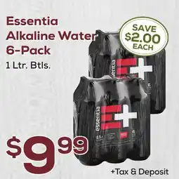 DeCicco & Sons Essentia Alkaline Water offer