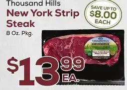 DeCicco & Sons Thousand Hills New York Strip Steak offer