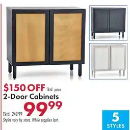 Boscov's 2-Door Cabinets offer