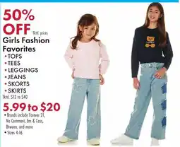 Boscov's Girls Fashion Favorites offer