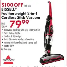 Boscov's BISSELL Featherweight 2-in-1 Cordless Stick Vacuum offer