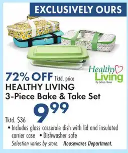 Boscov's HEALTHY LIVING 3-Piece Bake & Take Set offer