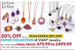Boscov's ENTIRE COLLECTION LE VIAN Jewelry offer