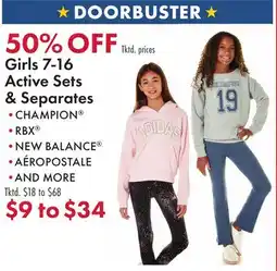 Boscov's Girls 7-16 Active Sets & Separates offer