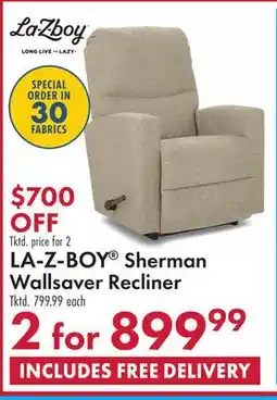 Boscov's LA-Z-BOY Sherman Wallsaver Recliner offer