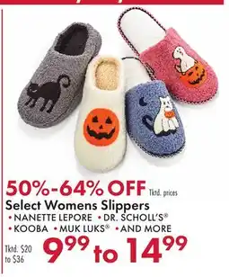 Boscov's Select Womens Slippers offer