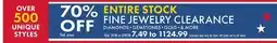Boscov's ENTIRE STOCK FINE JEWELRY CLEARANCE offer