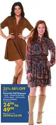 Boscov's Favorite Fall Dresses offer