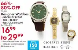 Boscov's Designer Watches offer