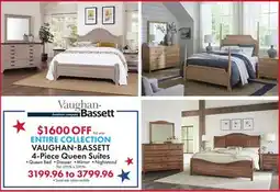 Boscov's ENTIRE COLLECTION VAUGHAN-BASSET 4-Piece Queen Suites offer