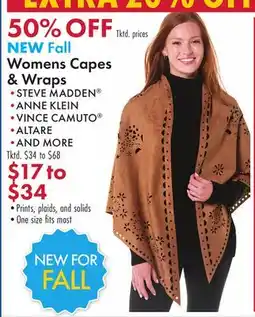 Boscov's Womens Capes & Wraps offer