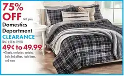 Boscov's Domestics Department offer