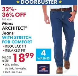 Boscov's Mens ARCHITECT Jeans offer
