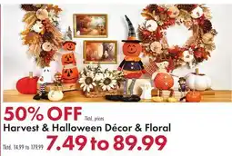 Boscov's Harvest & Halloween Décor & Floral offer